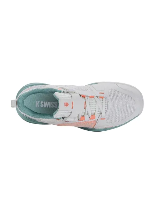 Kswiss Ultrashot Team Blanco Coral Mujer | Ofertas de pádel